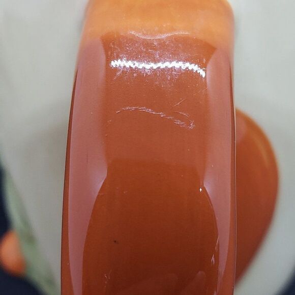 Owl Shaped Ceramic Mug-Green & Orange by TAG 12oz - Picture 7 of 8